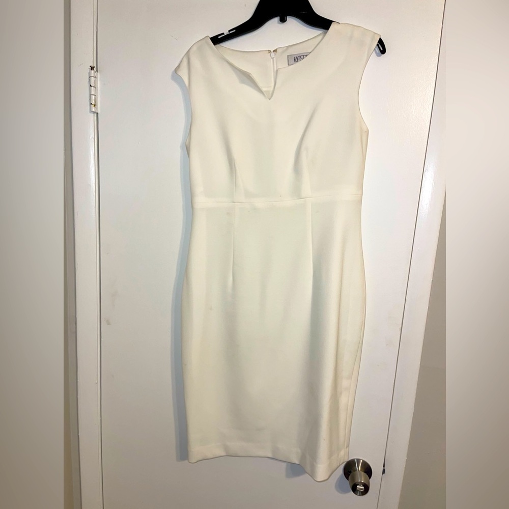 White Kasper dress